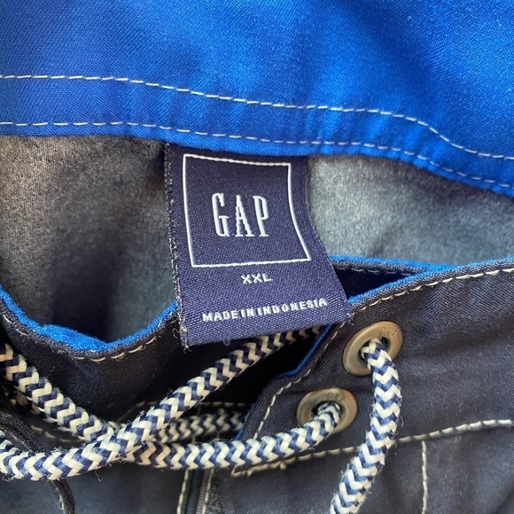 Gap Mens 2X Blue Swim Trunks Board Shorts - Picture 5 of 9